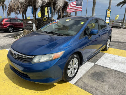 2012 Honda Civic for sale at D&S Auto Sales, Inc in Melbourne FL