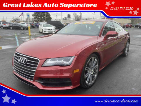 2014 Audi A7 for sale at Great Lakes Auto Superstore in Waterford Township MI