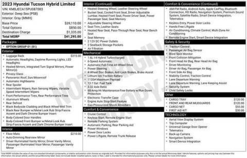 2023 Hyundai Tucson Hybrid Limited