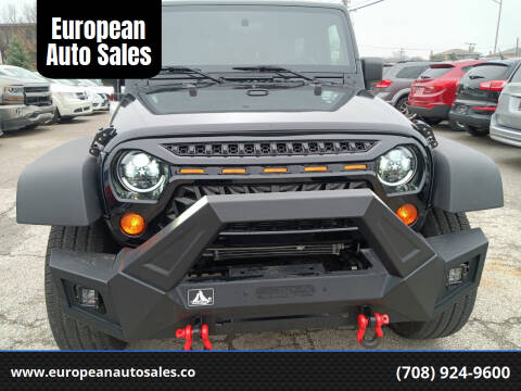 2009 Jeep Wrangler Unlimited for sale at European Auto Sales in Bridgeview IL