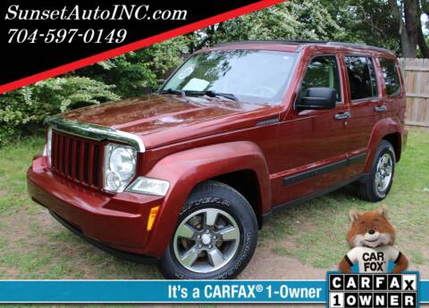 2008 Jeep Liberty for sale at Sunset Auto in Charlotte NC