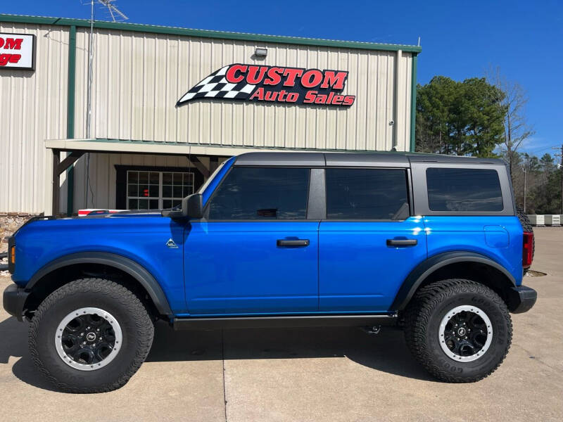 Used 2023 Ford Bronco 4-Door Black Diamond with VIN 1FMEE5DP0PLB86171 for sale in Longview, TX