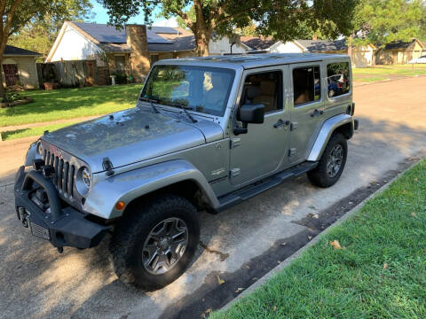 2015 Jeep Wrangler Unlimited for sale at Demetry Automotive in Houston TX