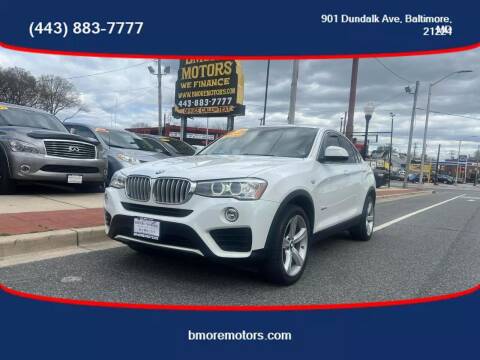 2016 BMW X4 for sale at Bmore Motors in Baltimore MD