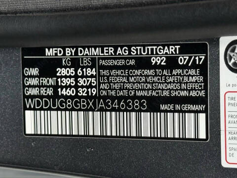 2018 Mercedes-Benz S-Class S 560 4MATIC