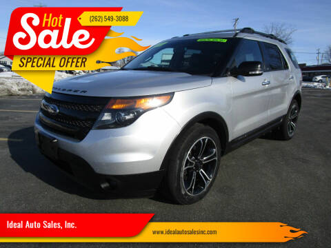 2014 Ford Explorer for sale at Ideal Auto Sales, Inc. in Waukesha WI
