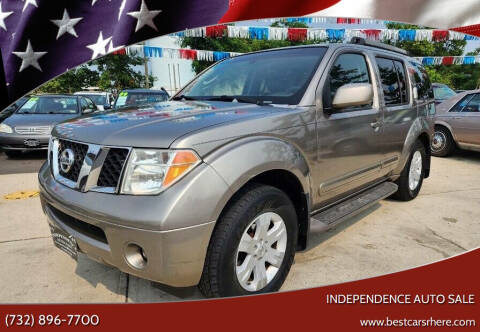 2005 Nissan Pathfinder for sale at Independence Auto Sale in Bordentown NJ