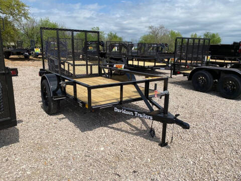 2024 DAVIDSON  - Utility  Trailer 5' X 8' -  for sale at LJD Sales in Lampasas TX