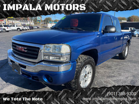 2004 GMC Sierra 1500 for sale at IMPALA MOTORS in Memphis TN