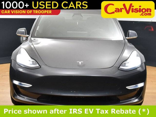 Used 2018 Tesla Model 3 Long Range with VIN 5YJ3E1EA5JF046190 for sale in Conshohocken, PA