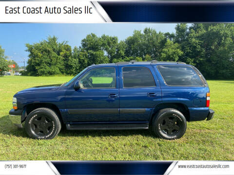 2005 Chevrolet Tahoe for sale at East Coast Auto Sales llc in Virginia Beach VA