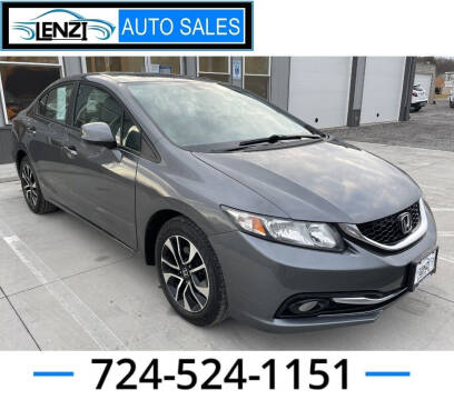 2013 Honda Civic for sale at LENZI AUTO SALES in Sarver PA