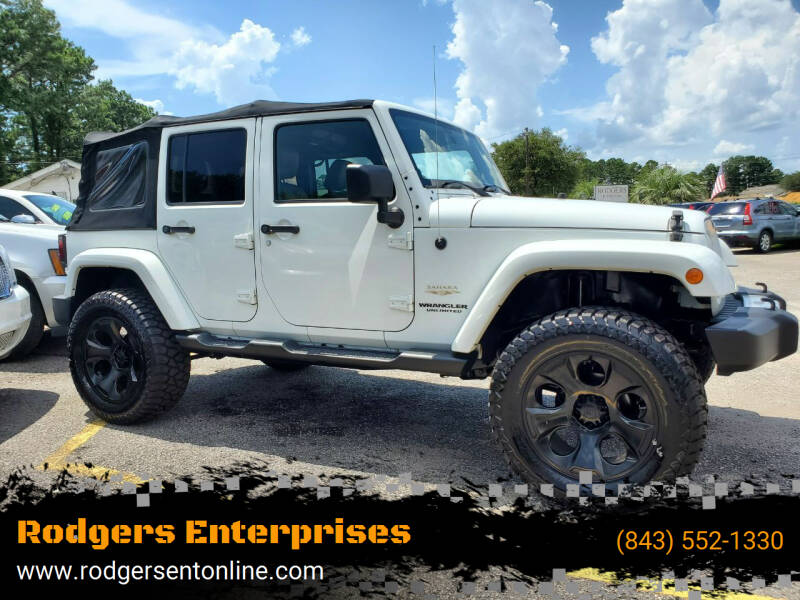 2014 Jeep Wrangler Unlimited for sale at Rodgers Wranglers in North Charleston SC