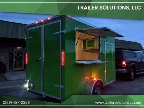 2025 6x12 Single Axle 6x12SA Concession Trailer for sale at Trailer Solutions, LLC in Fitzgerald GA