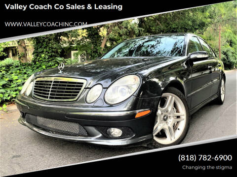 2003 Mercedes-Benz E-Class for sale at Valley Coach Co Sales & Leasing in Van Nuys CA
