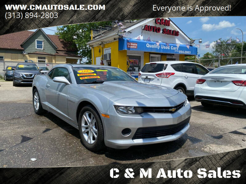 2015 Chevrolet Camaro for sale at C & M Auto Sales in Detroit MI