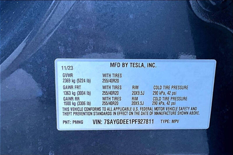 2023 Tesla Model Y Long Range