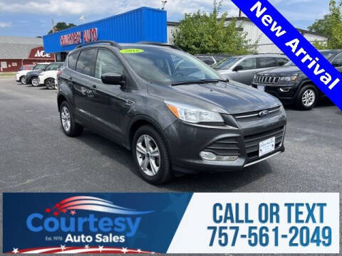 2016 Ford Escape for sale at Courtesy Auto Sales in Chesapeake VA