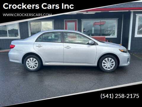 2011 Toyota Corolla for sale at Crockers Cars Inc - Price Drop in Lebanon OR