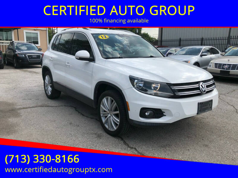 2012 Volkswagen Tiguan for sale at CERTIFIED AUTO GROUP in Houston TX