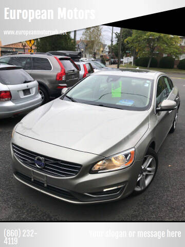 2014 Volvo S60 for sale at European Motors in West Hartford CT