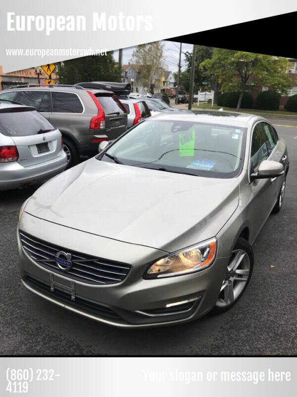 2014 Volvo S60 for sale at European Motors in West Hartford CT