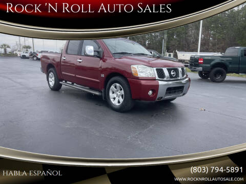 2004 Nissan Titan for sale at Rock 'N Roll Auto Sales in West Columbia SC