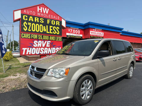 2014 Dodge Grand Caravan for sale at HW Auto Wholesale in Norfolk VA