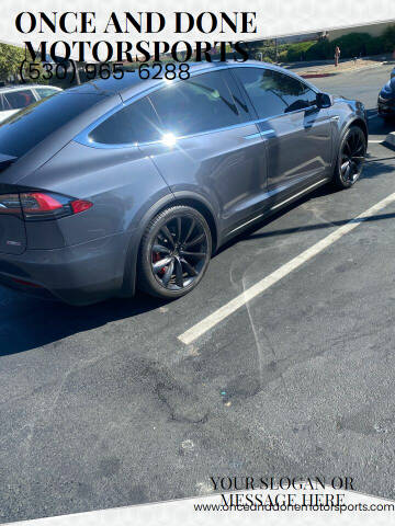2016 Tesla Model X for sale at Once and Done Motorsports in Chico CA