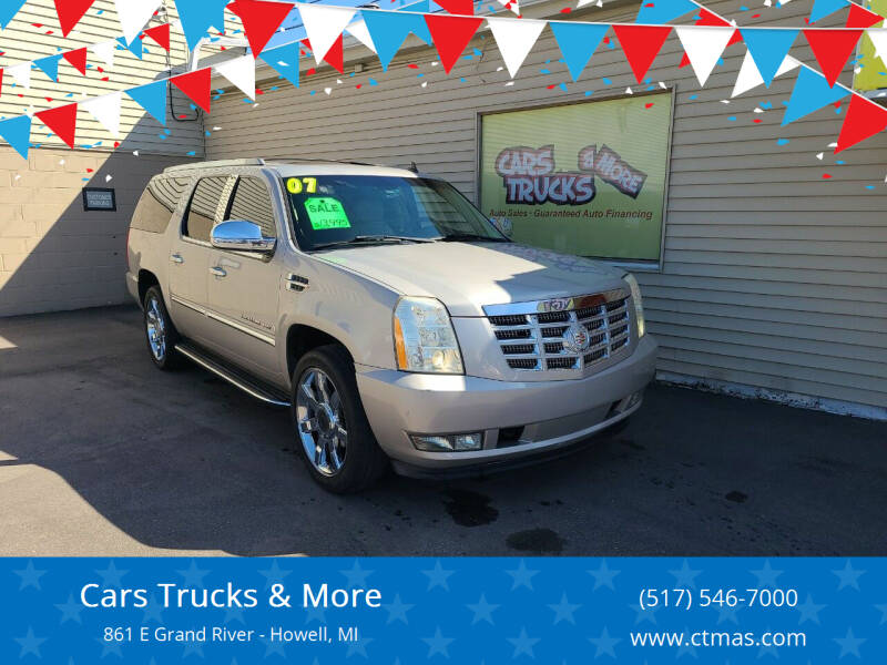 2007 Cadillac Escalade ESV for sale at Cars Trucks & More in Howell MI