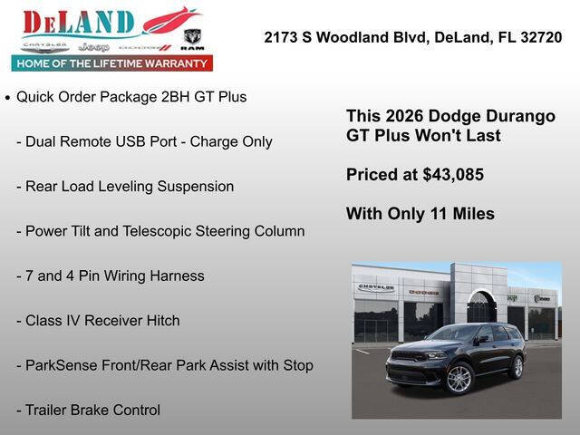 2026 Dodge Durango GT Plus