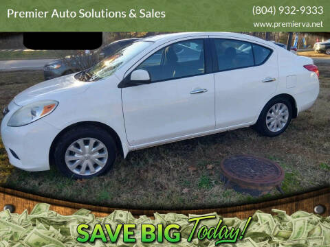 2012 Nissan Versa for sale at Premier Auto Solutions & Sales in Quinton VA