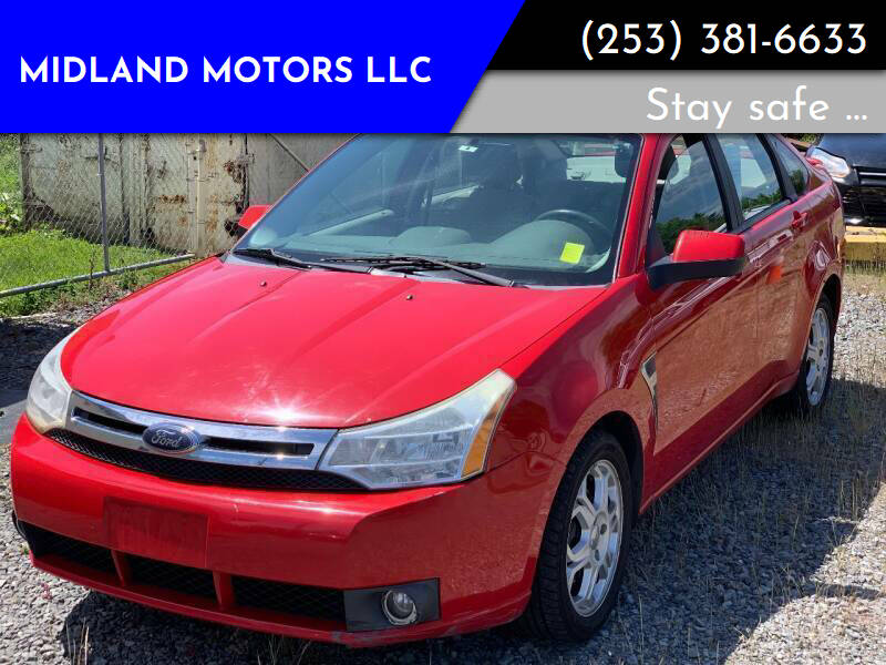 2008 Ford Focus for sale at MIDLAND MOTORS LLC in Tacoma WA