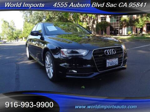 2014 Audi A4 for sale at World Imports in Sacramento CA
