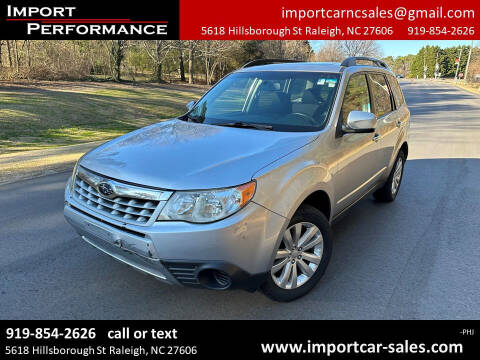 2012 Subaru Forester for sale at Import Performance Sales in Raleigh NC