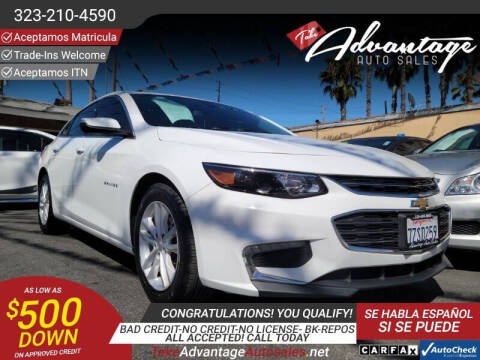 2018 Chevrolet Malibu for sale at ADVANTAGE AUTO SALES INC in Bell CA