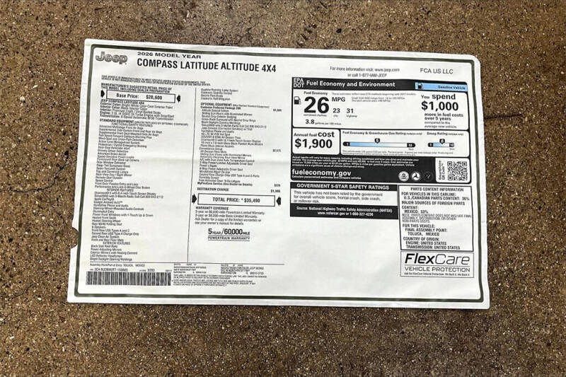 2026 Jeep Compass Latitude