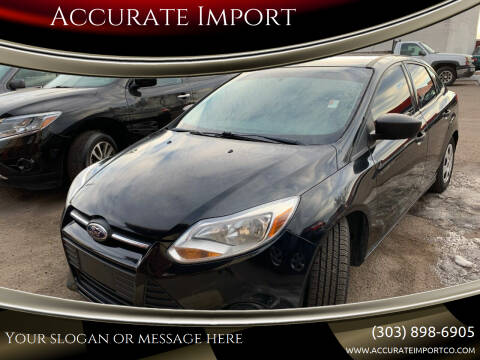 2014 Ford Focus for sale at Accurate Import in Englewood CO
