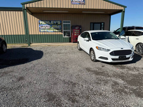 2016 Ford Fusion for sale at Steves Auto Sales in Steele MO