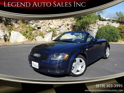 2002 Audi TT for sale at Legend Auto Sales Inc in Lemon Grove CA