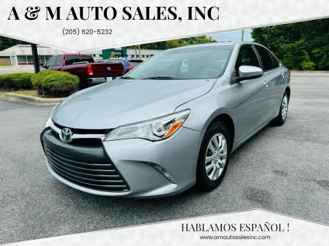 2016 Toyota Camry for sale at A & M Auto Sales, Inc in Alabaster AL