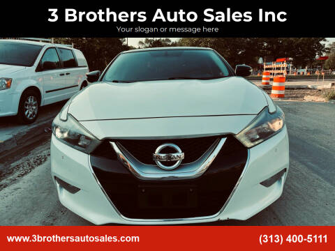 2017 Nissan Maxima for sale at 3 Brothers Auto Sales Inc in Detroit MI
