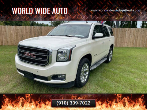 2015 GMC Yukon for sale at World Wide Auto in Fayetteville NC