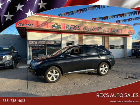 2010 Lexus RX 350 for sale at Rex's Auto Sales in Junction City KS