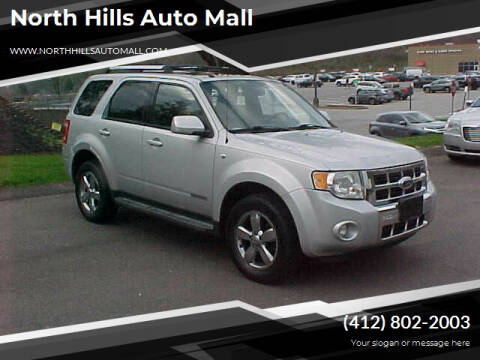 2008 Ford Escape for sale at North Hills Auto Mall in Pittsburgh PA