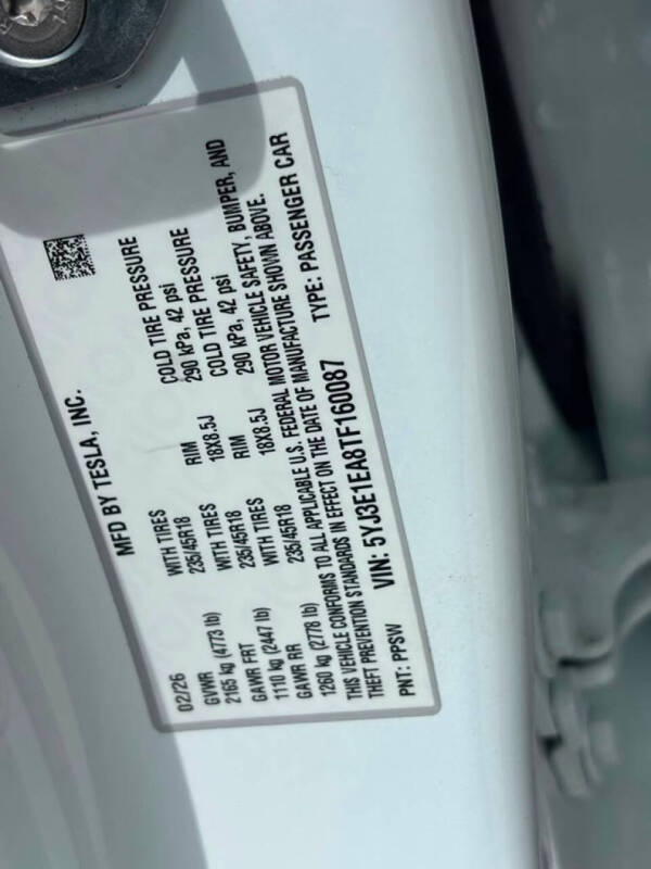 2026 Tesla Model 3 Premium