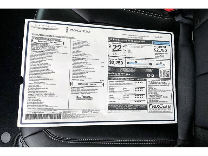 2026 Chrysler Pacifica Select