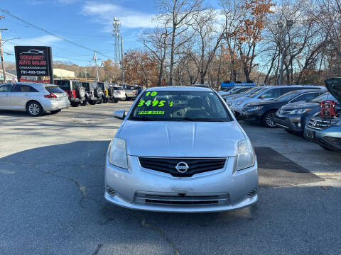 2010 Nissan Sentra for sale at Cohasset Auto Sales in Cohasset MA