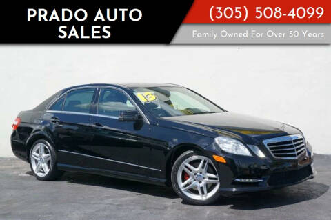 2013 Mercedes-Benz E-Class for sale at Prado Auto Sales in Miami FL