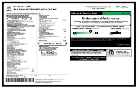 2022 RAM 3500 Limited